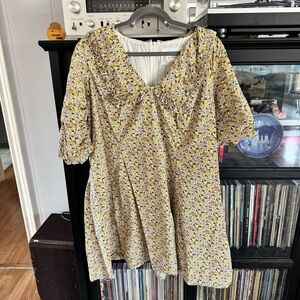 Anthropologie floral dress
